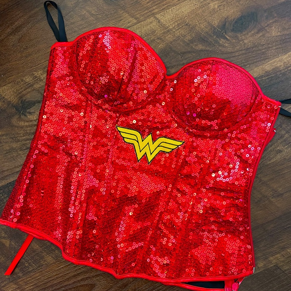 DC comics Wonder Woman Corset